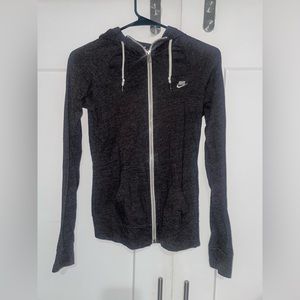Light, but warm small gray Nike zip up